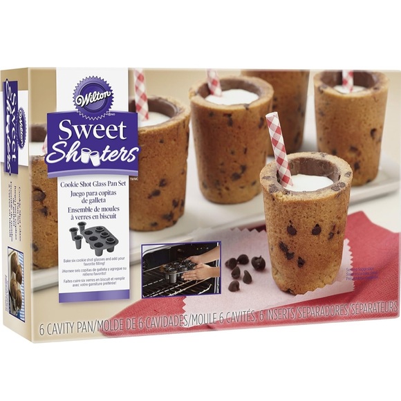 Wilton Sweet Shooters Cookie Shot Glass Cup Pan, Non-Stick - Picture 4 of 6